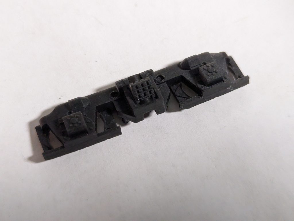 Locomotive wheels side frame (HO)
